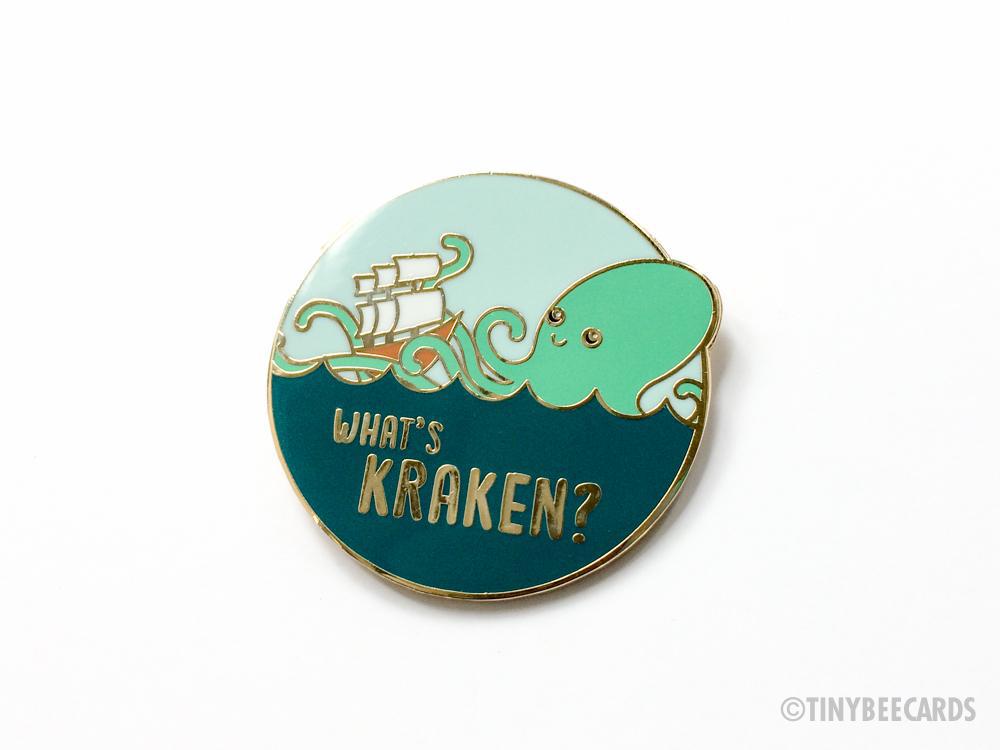What's Kraken Hard Enamel Pin