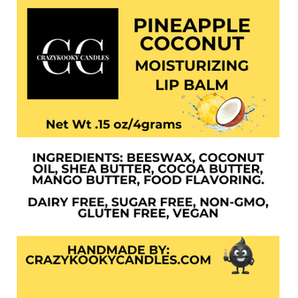 PINEAPPLE COCONUT, Lip Balm, 0.15oz