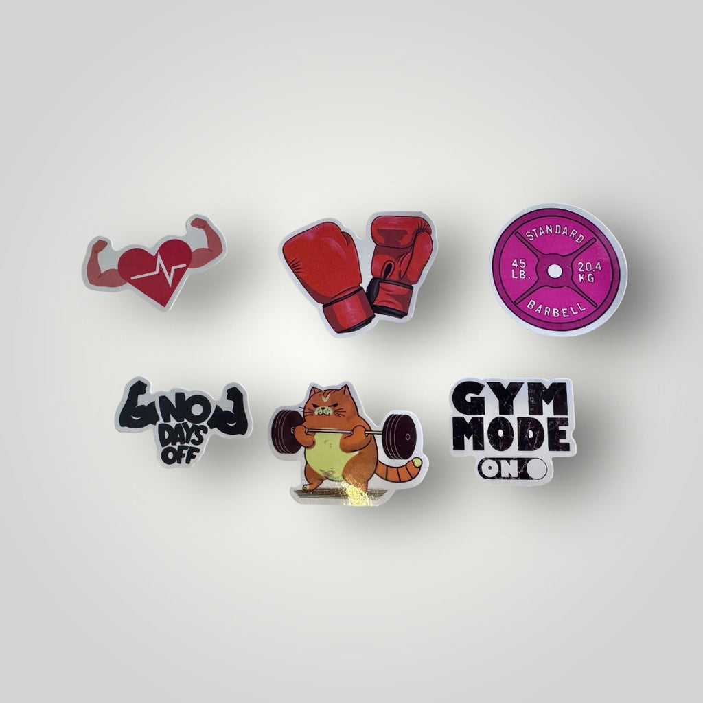 Gym Stickers 50Pcs Insipirational Fitness Planner,Workout Decals for Laptops Hydro Flasks Water Bottles Luggage (Work Out)