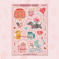 Valentine Dogs & Cats | SL0083 | Transparent Matte