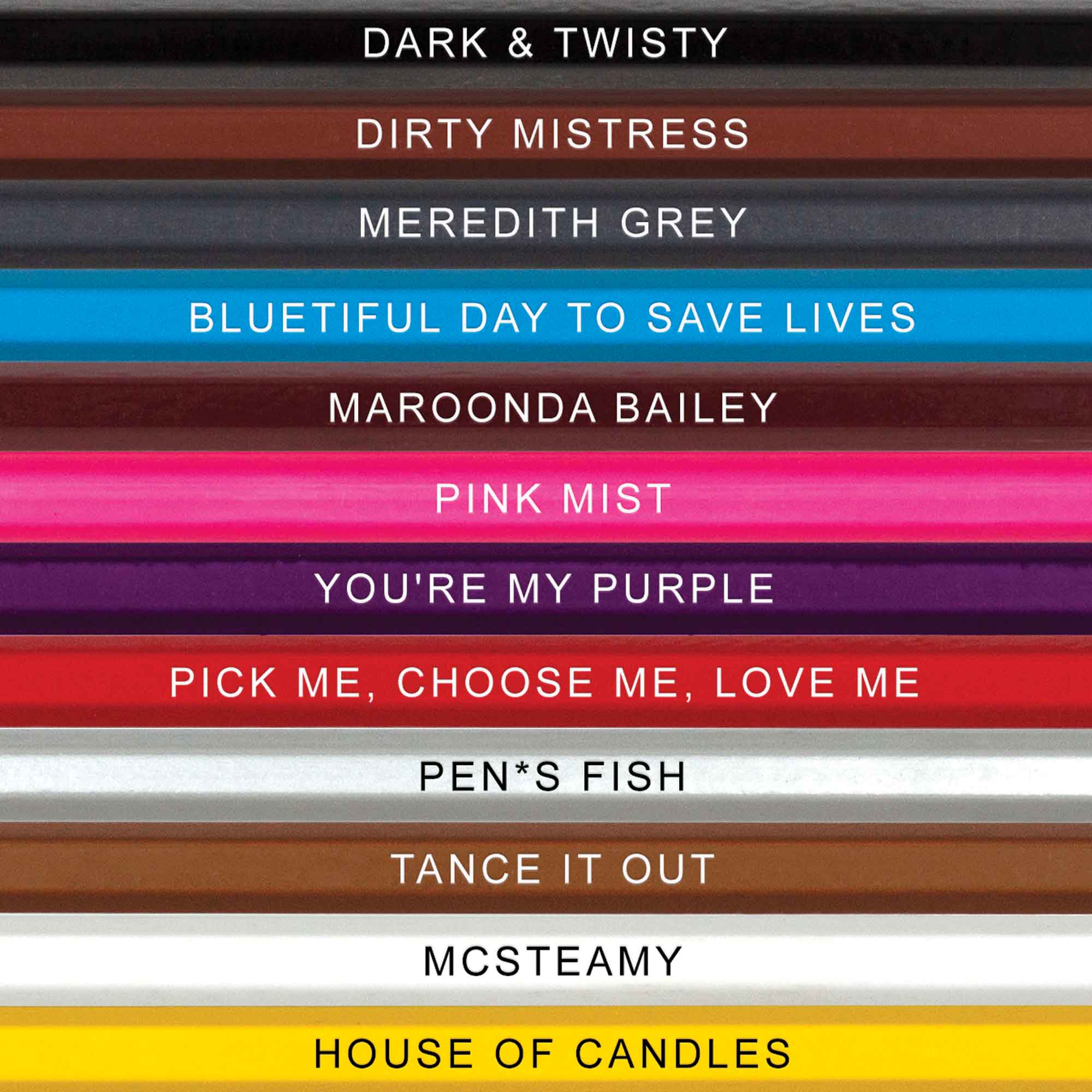 Shades of Anatomy Colored Pencils for Fans of Grey's Anatomy