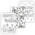 Spring Themed Coloring Pages
