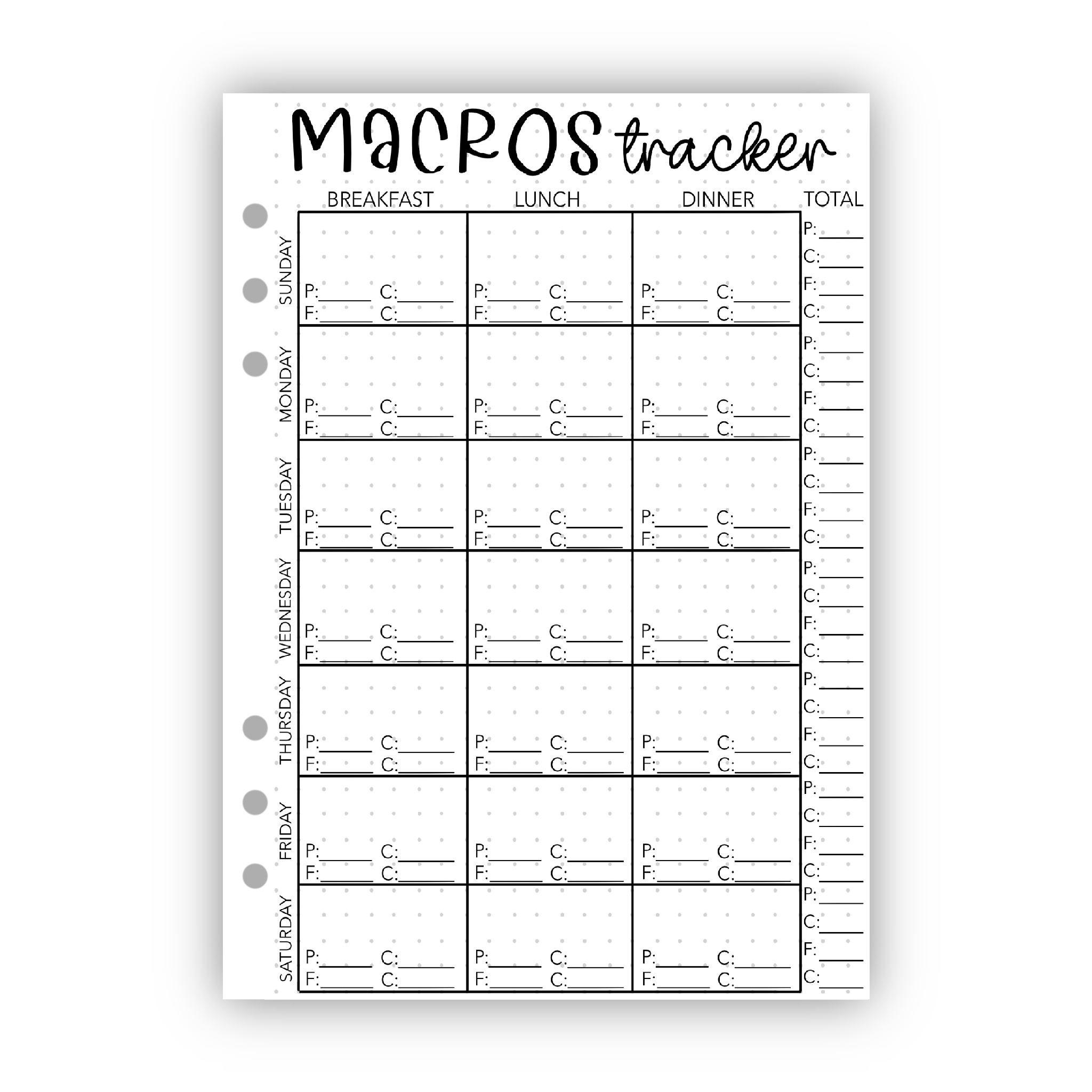 Macros Tracker