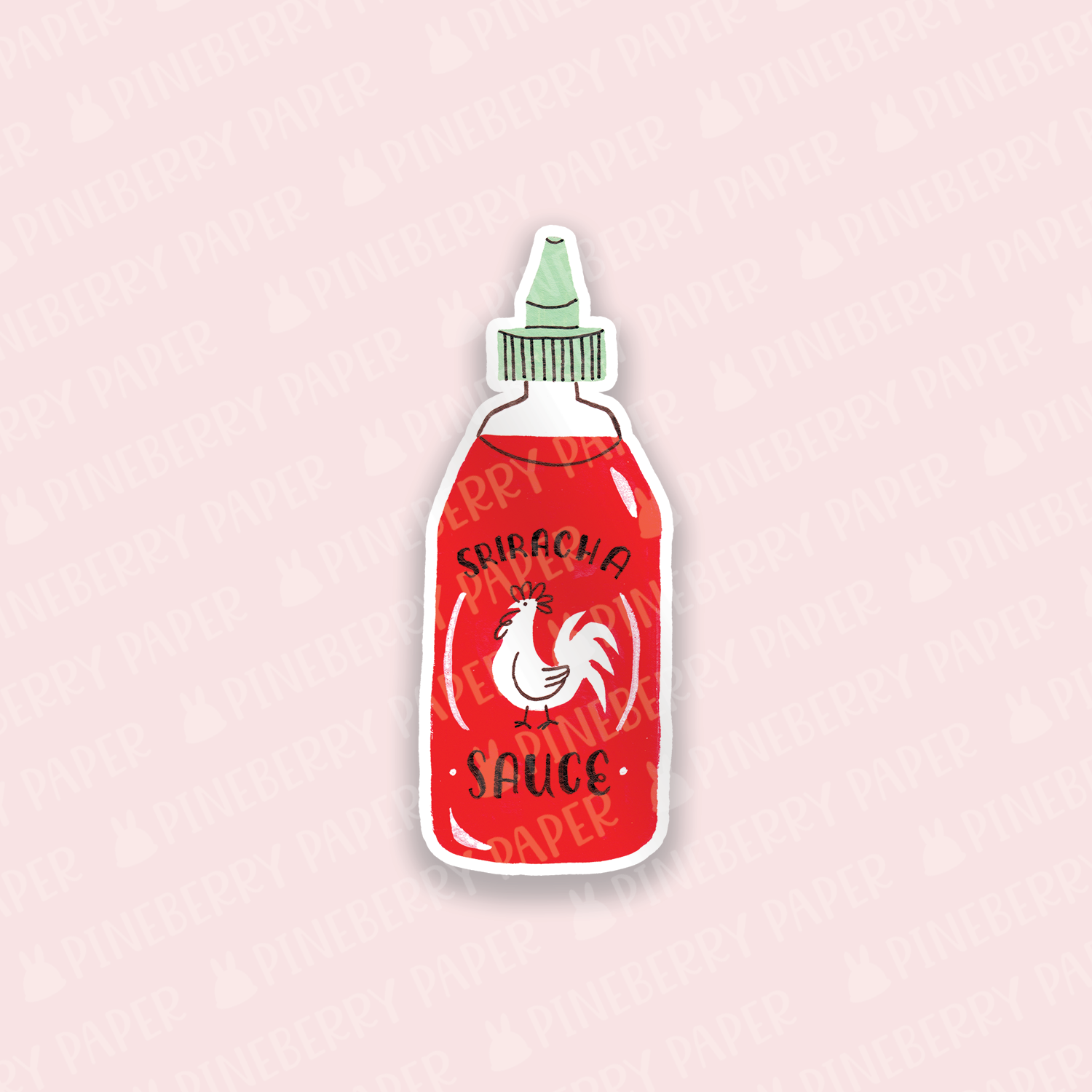 Sriracha Vinyl Sticker