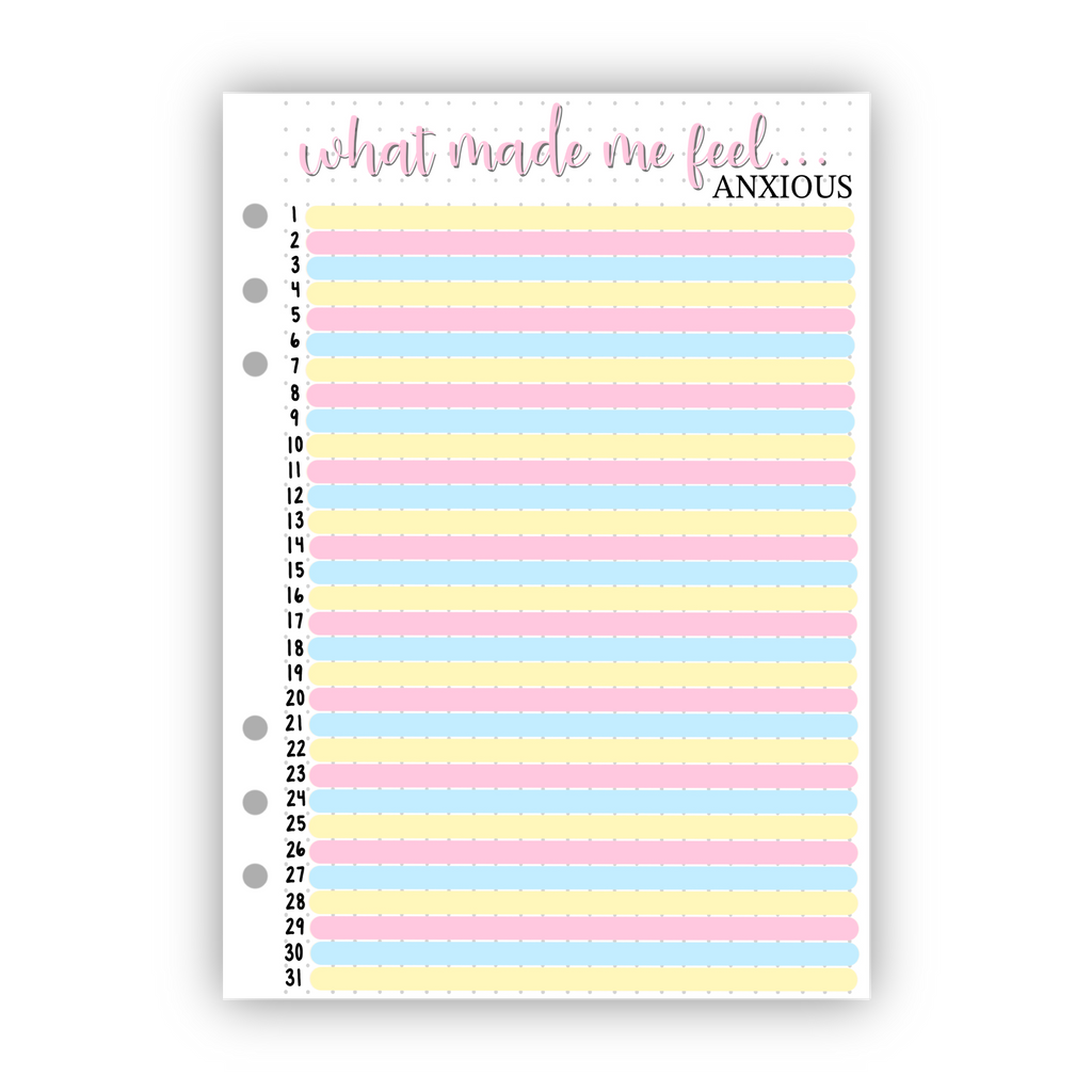 What Made Me Feel... Tracker
