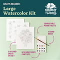 Witchy Vibes Watercolor Painting Kit - (Large)
