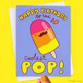 Dad Popsicle Birthday Card "Happy Birthday to the Coolest Pop!"