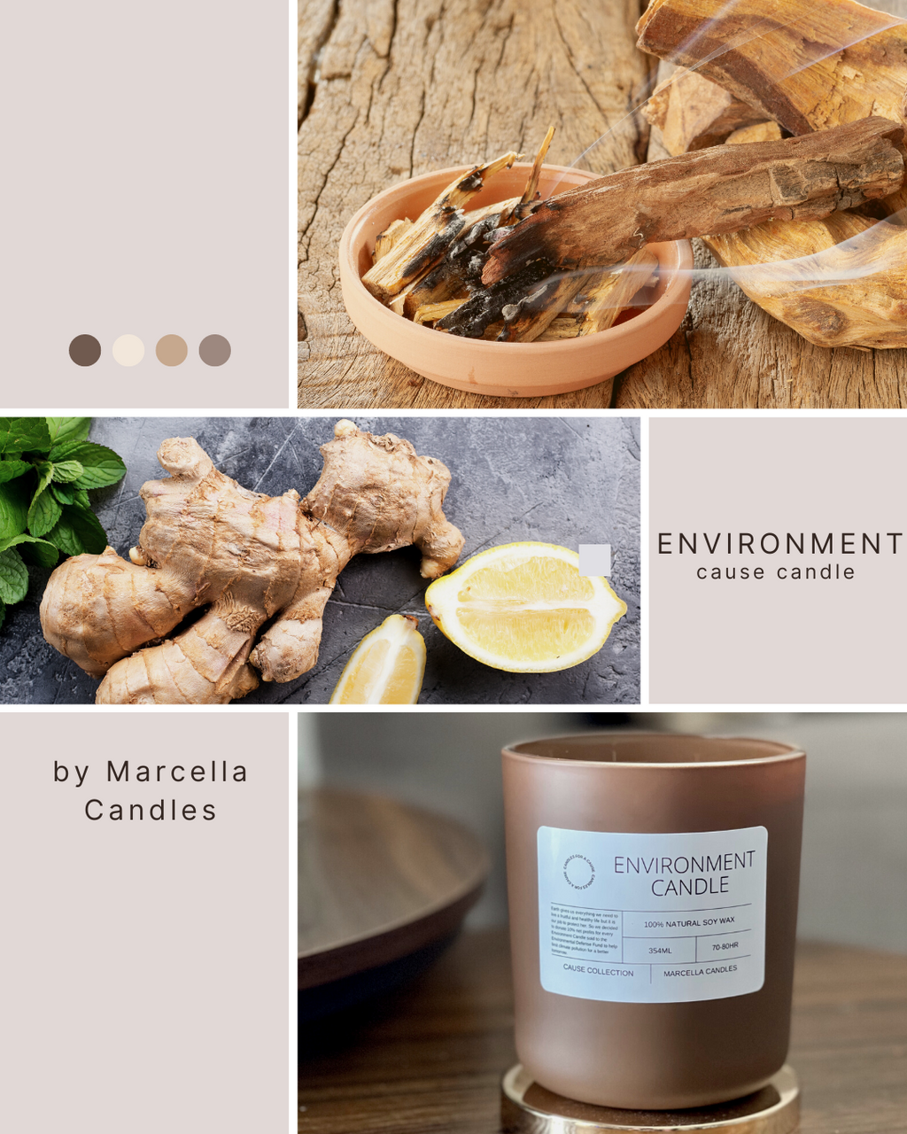 Palo Santo Candle - Environment Awareness