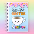 Coffee Time Reusable Sticker Book