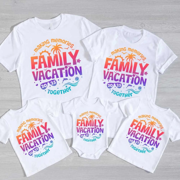 Family Vacation 2025 Shirts – Matching Outfits for Making Memories Together