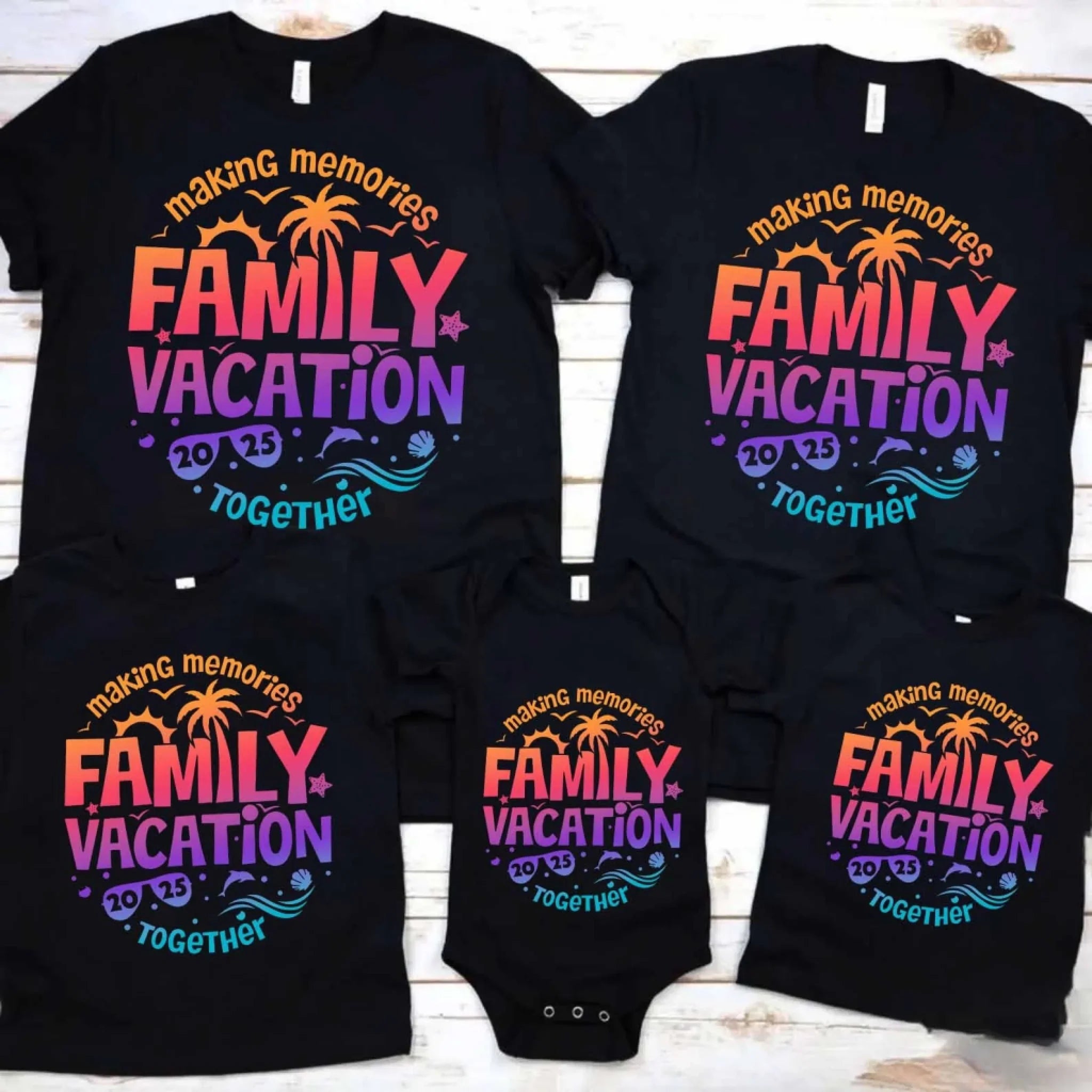 Family Vacation 2025 Shirts – Matching Outfits for Making Memories Together Baby