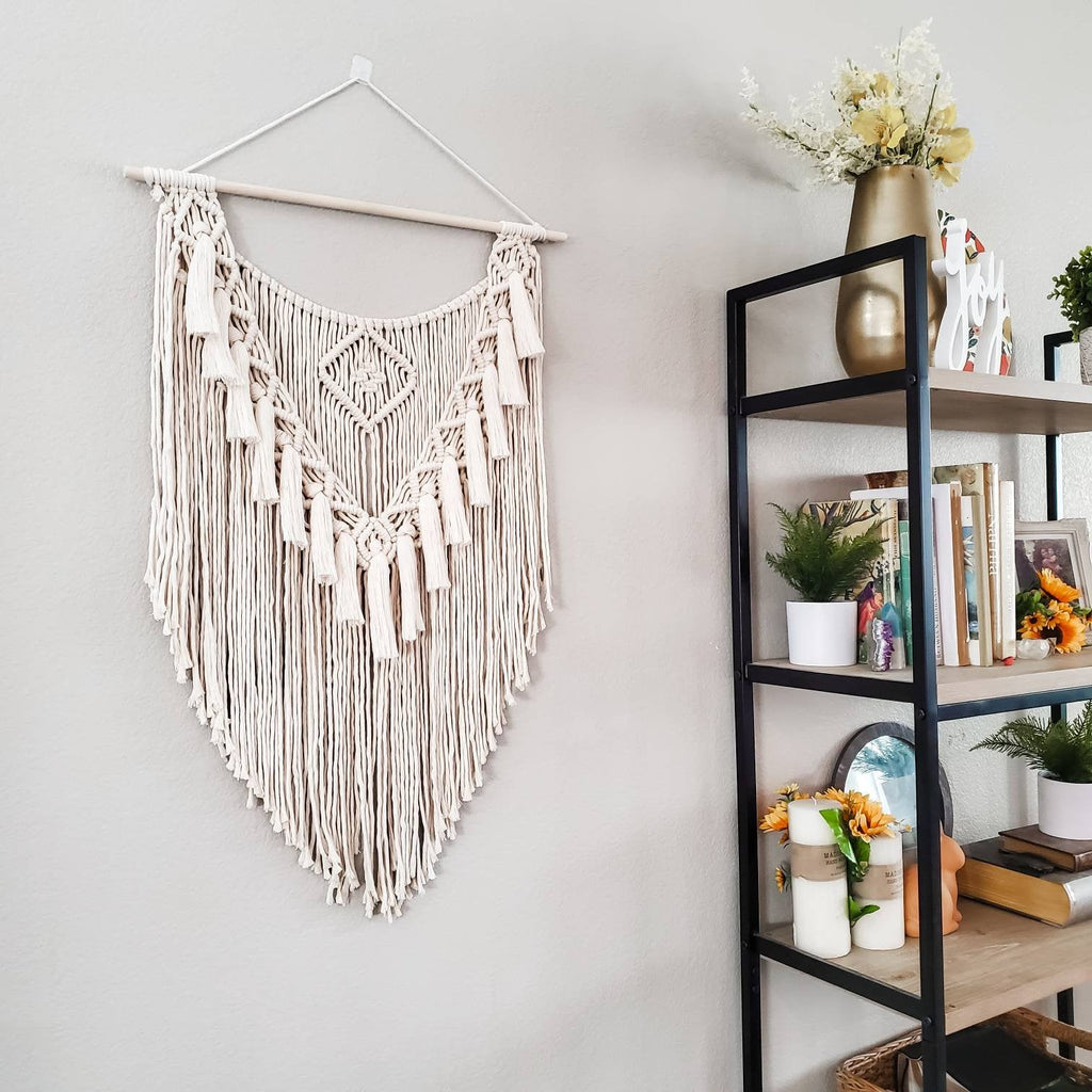 Macrame wall hanging PDF pattern.