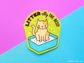 Funny Cat Litter Vinyl Sticker "Litter-ally the Best"