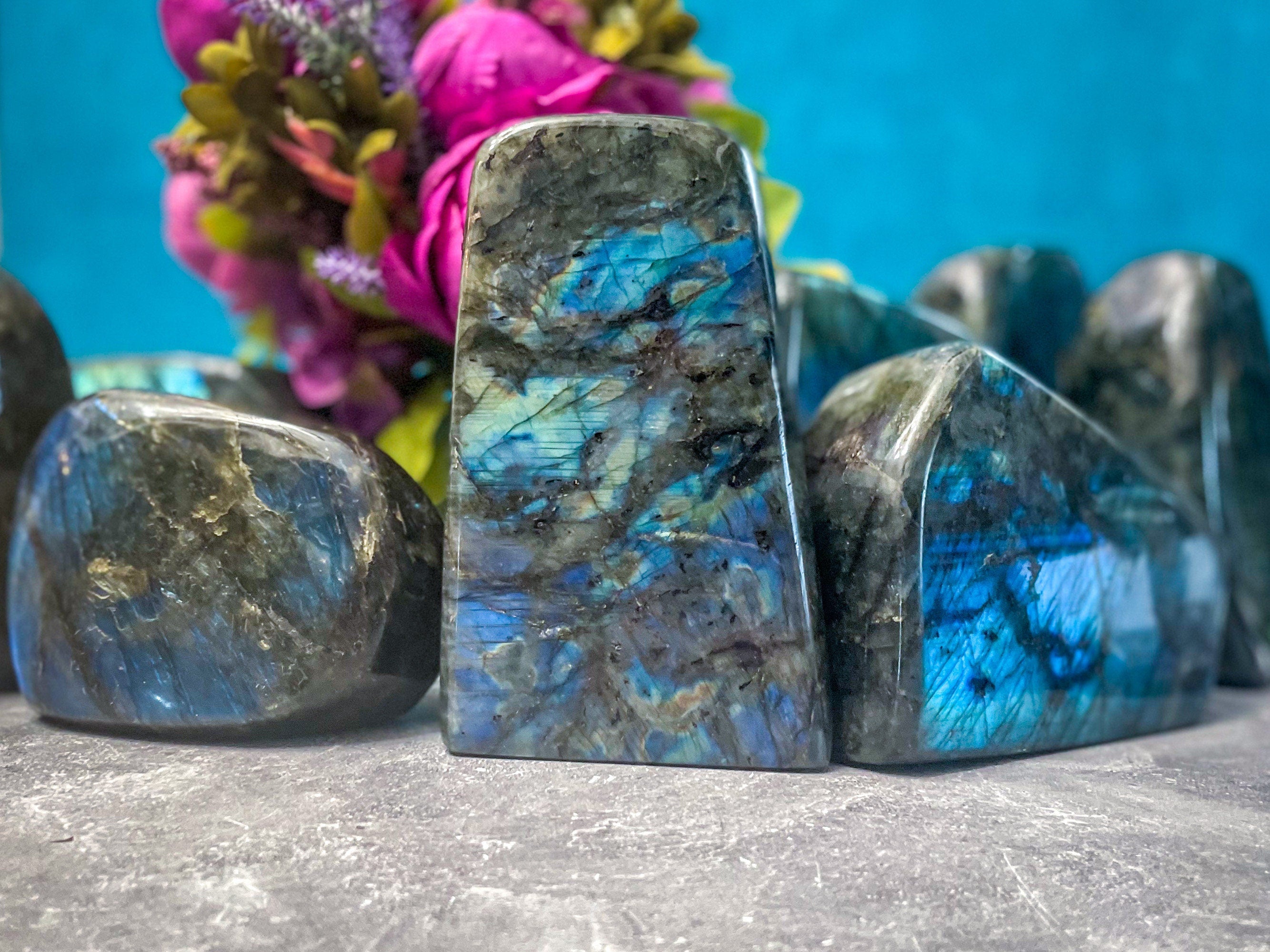3 LB+ LABRADORITE free form