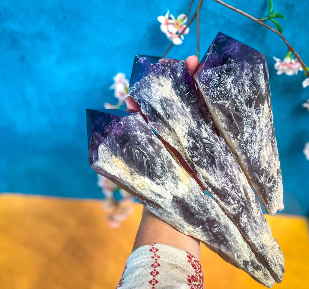 HUGE AMETHYST Spear