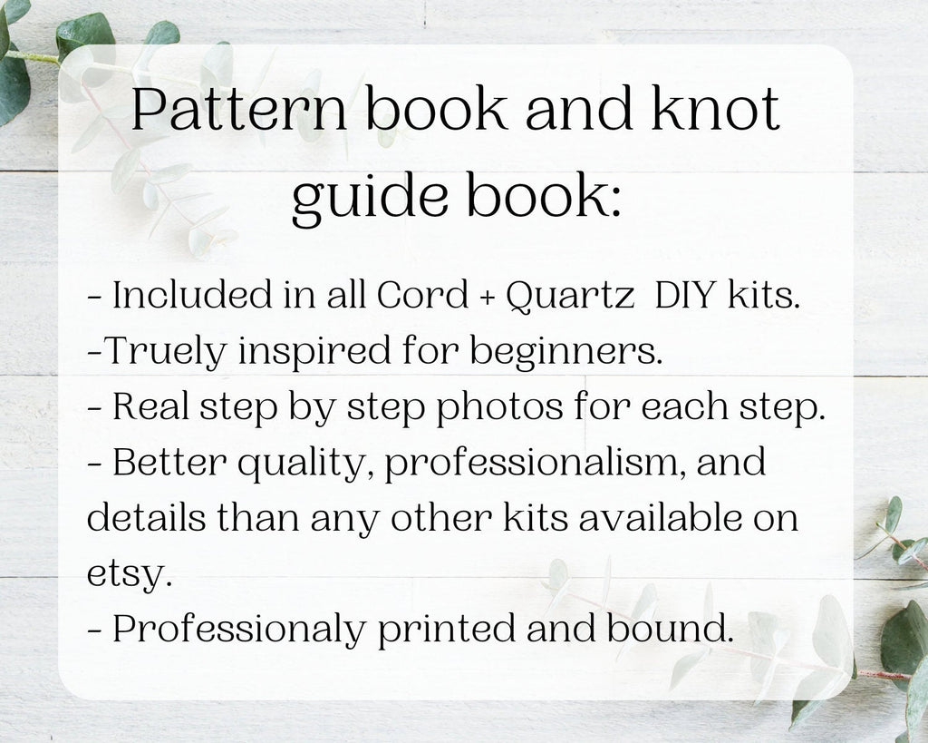 Macrame wall hanging kit "May". Beginner DIY  kits
