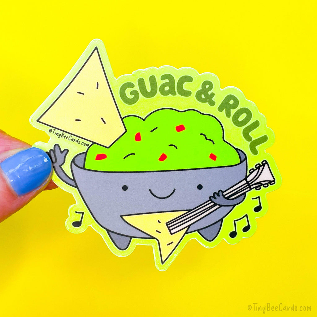 Guac & Roll Guacamole Vinyl Sticker
