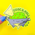 Guac & Roll Guacamole Vinyl Sticker