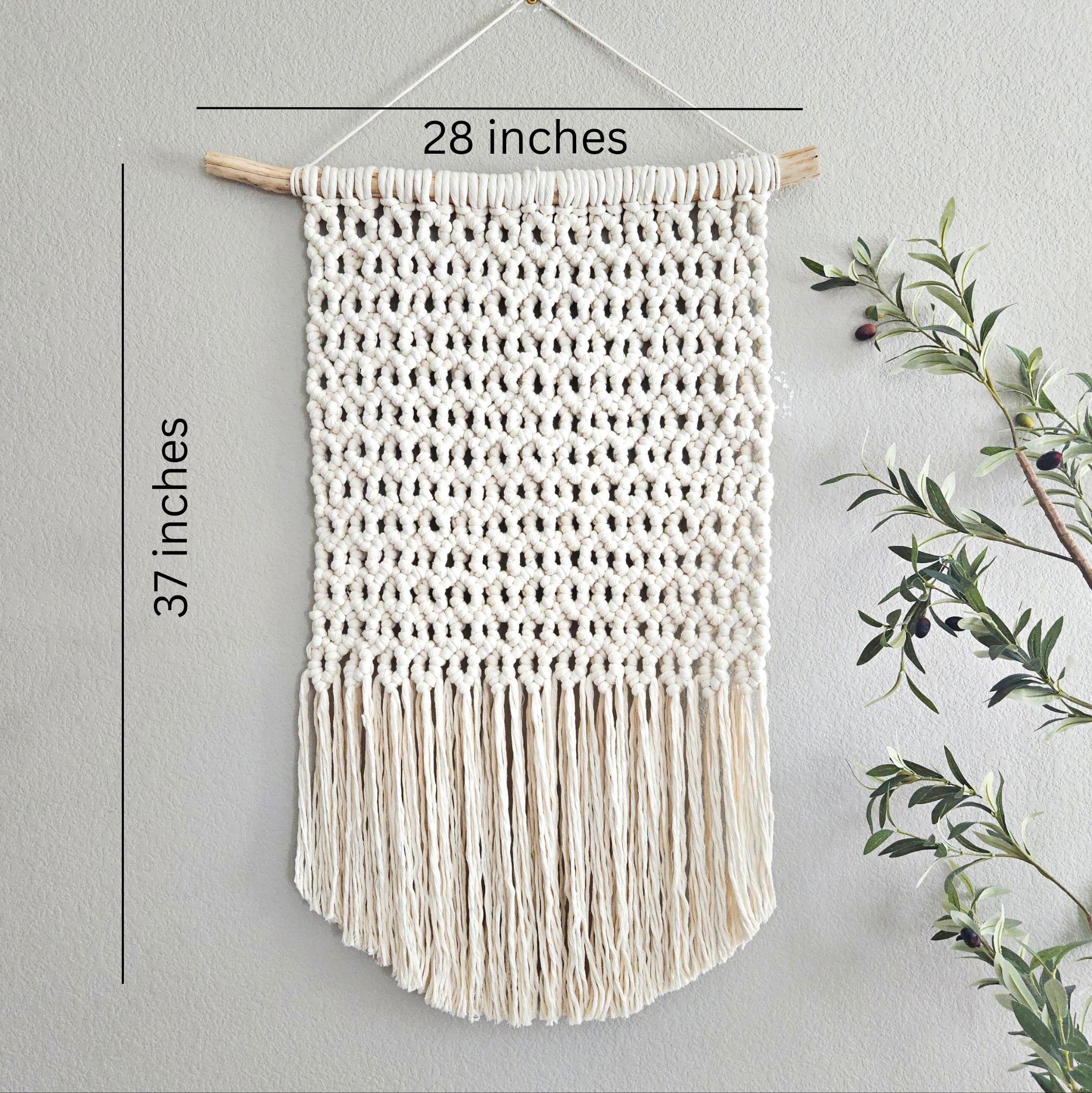 Extra large macrame wall hanging. Ready to ship.