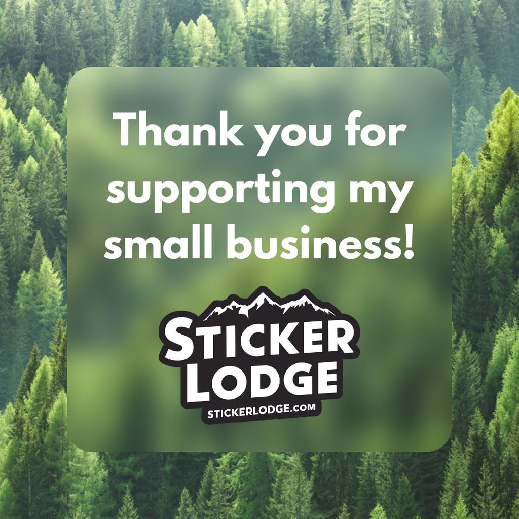 Base Camp Approved Tag Vinyl Sticker