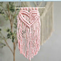 Macrame heart wall hanging. Ready to ship