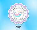 Anxiety Attack Survivor Vinyl Sticker