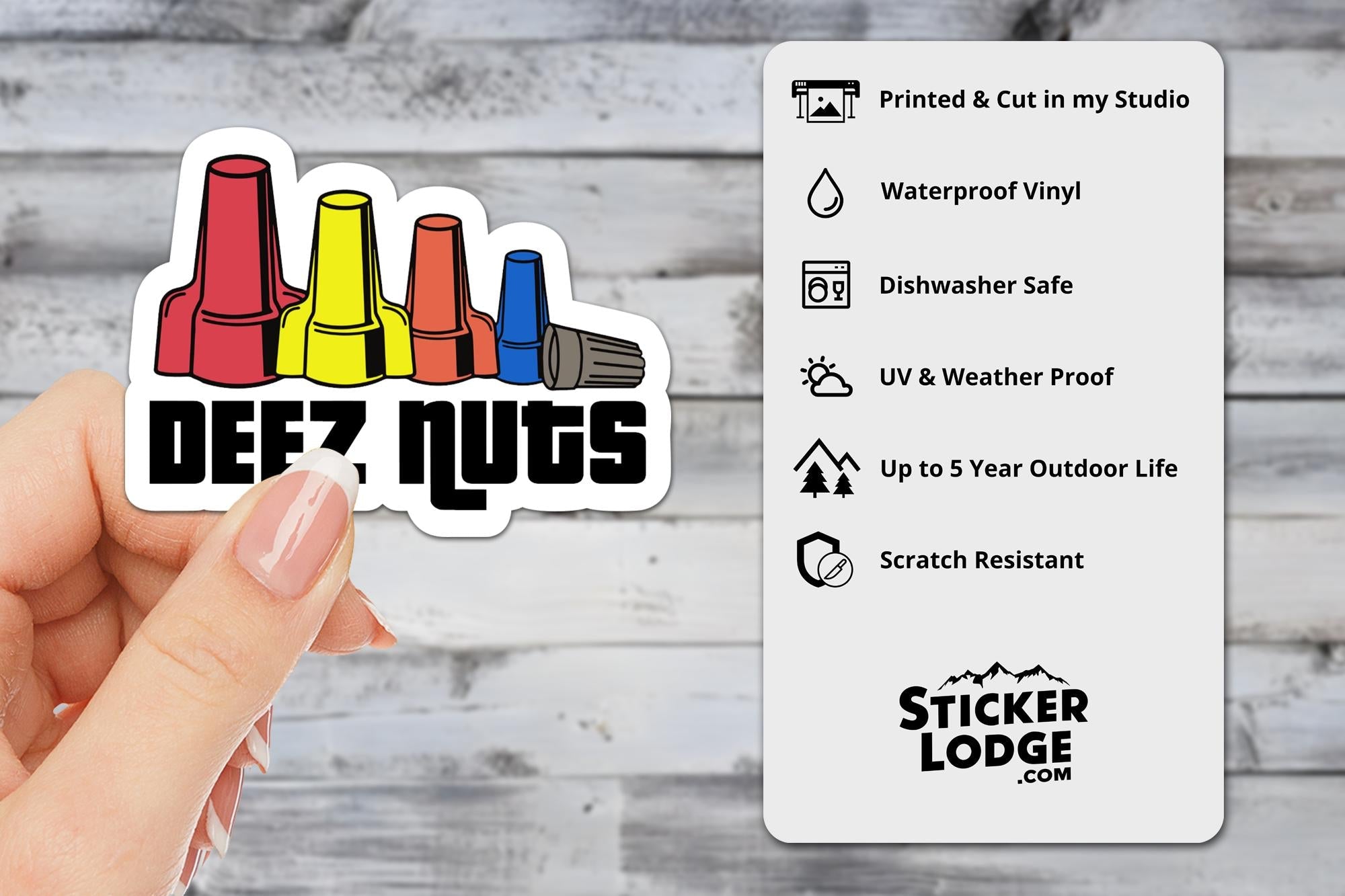 Deez Nuts Vinyl Sticker