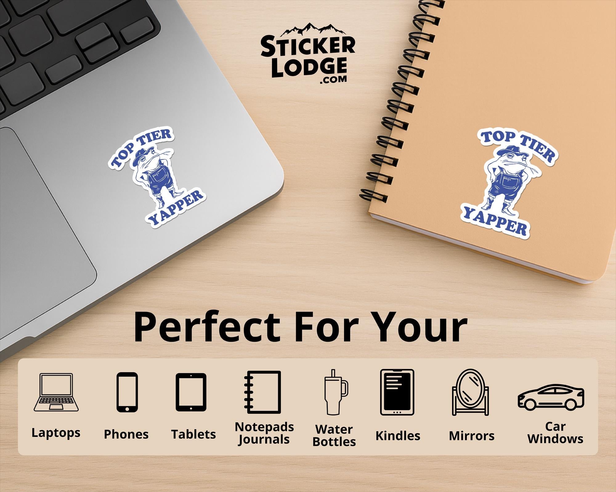 Top Tier Yapper Vinyl Sticker