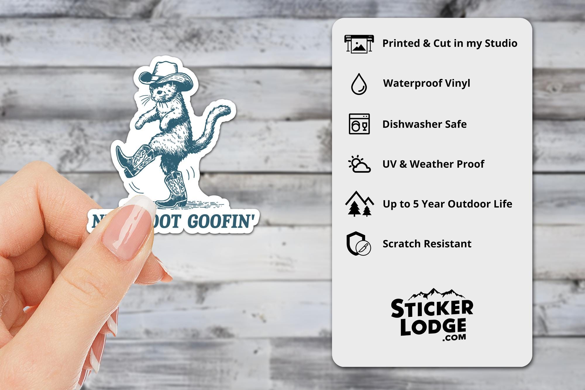 New Boot Goofin Vinyl Sticker