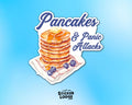 Pancakes and Panic Attacks Vinyl Sticker