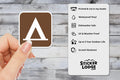 Camping National Park Symbol Vinyl Sticker