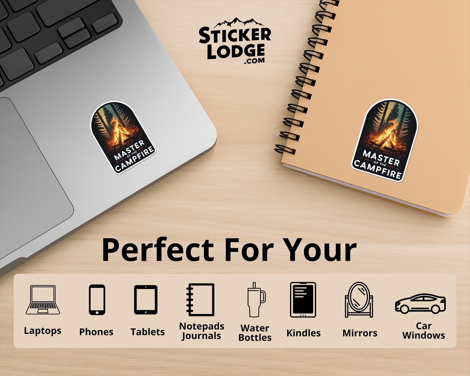 Campfire Master Vinyl Sticker