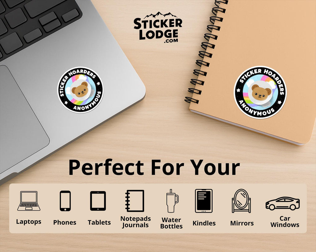 Sticker Hoarders Anonymous Vinyl Sticker