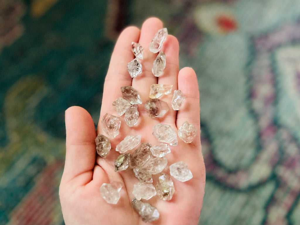RARE Golden Enhydro Quartz PETROLEUM QUARTZ