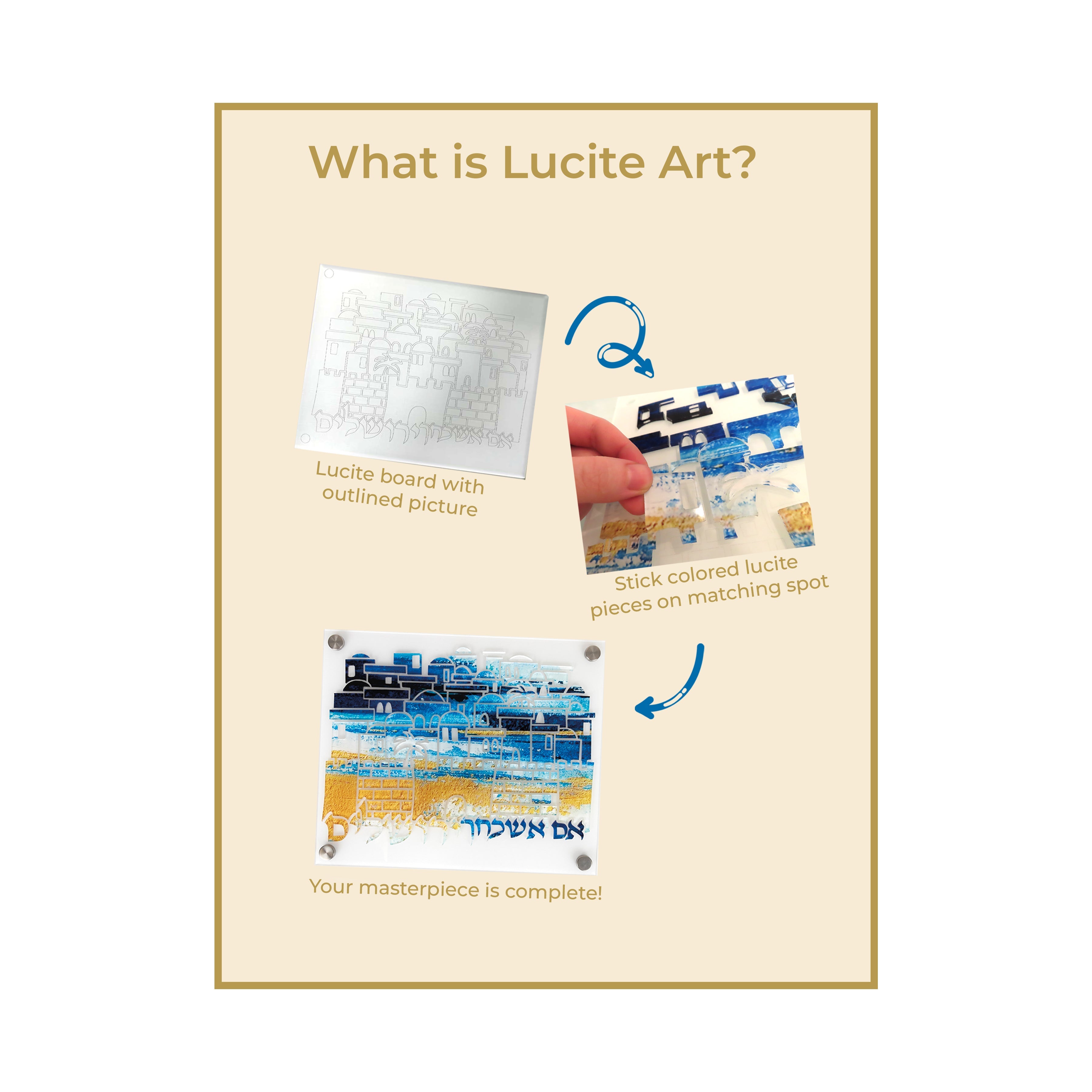 Lucite Art Waterfall