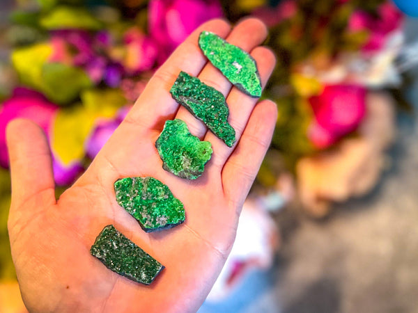 Uvarovite Garnet Specimens