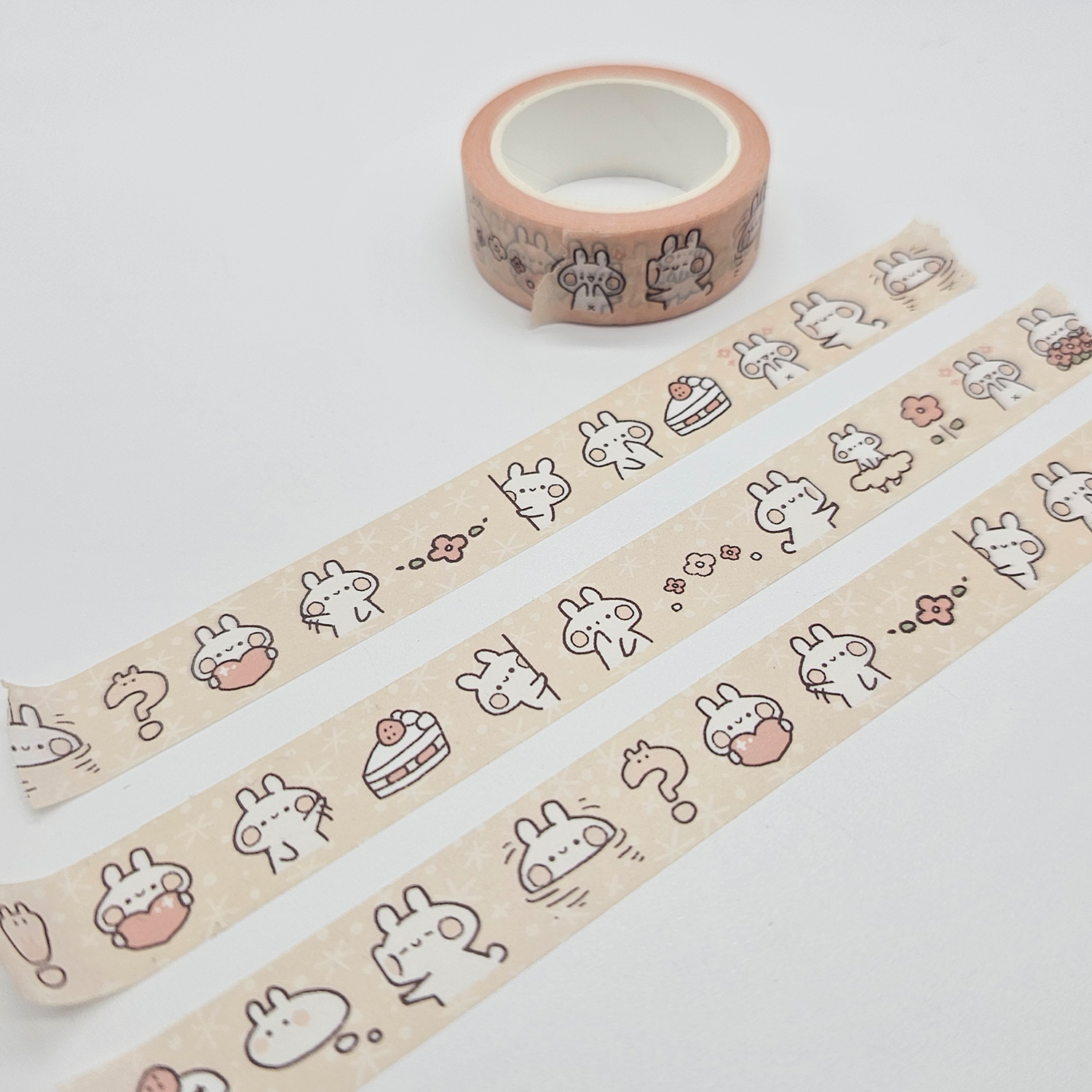 Cute Bunny Washi Tape | 15mm x 10m